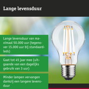 LED-lamp met lange levensduur in hand, energiezuinige duurzame verlichting