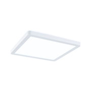 Plafonnier LED carré blanc en plastique pour éclairage moderne intérieur