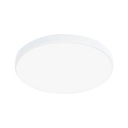 Rundes LED-Deckenlicht mit weißem Kunststoffrahmen für energiesparende Raumbeleuchtung