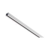 Wit aluminium profiel voor LED-strip met zwarte binnenrail, modern verlichtingsaccessoire