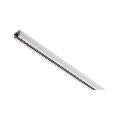 Wit aluminium profiel voor LED-strip met zwarte binnenrail, modern verlichtingsaccessoire