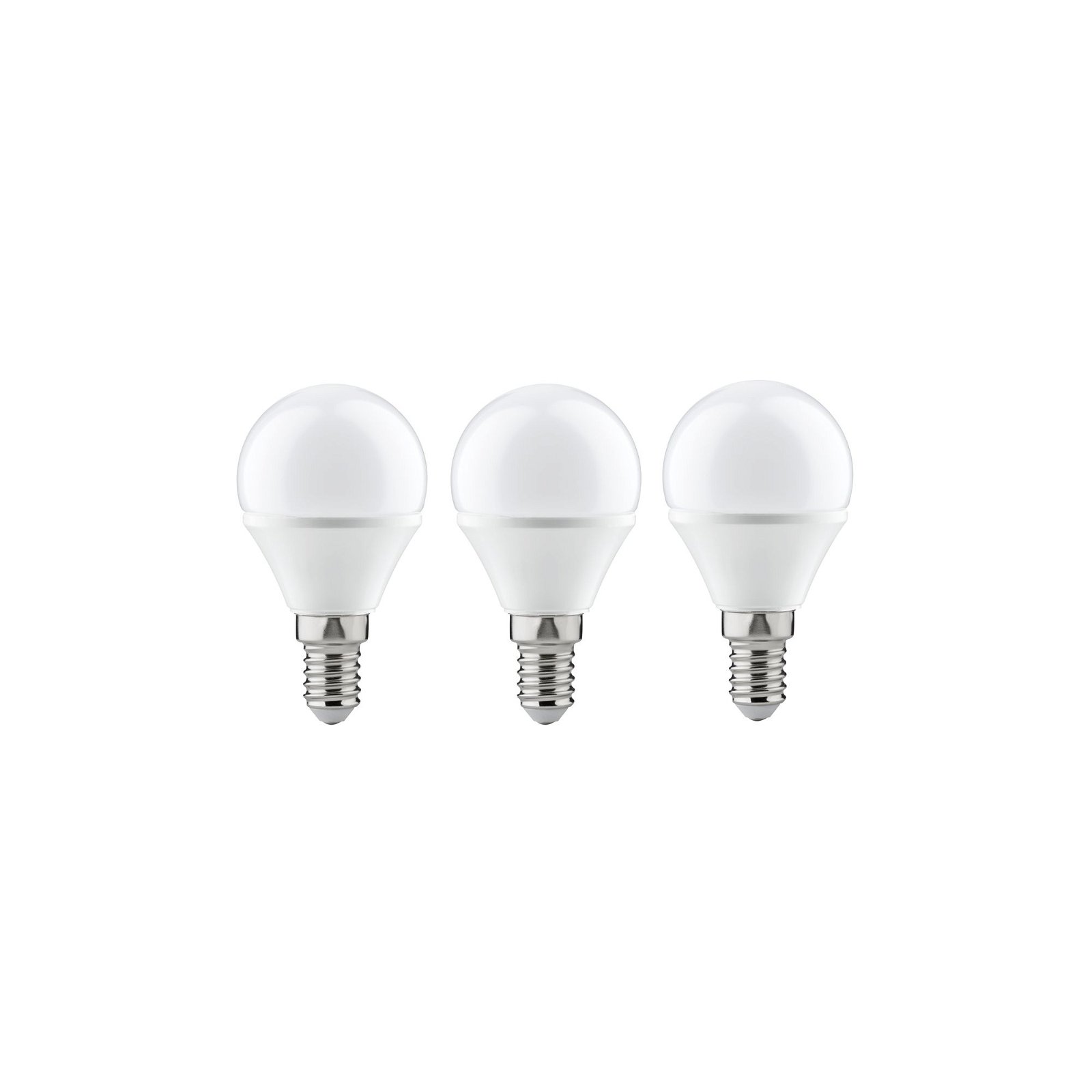 Standaard 230 V LED-kogellamp E14 pak van 3 3x250lm 3x3,5W 2700K Opaal