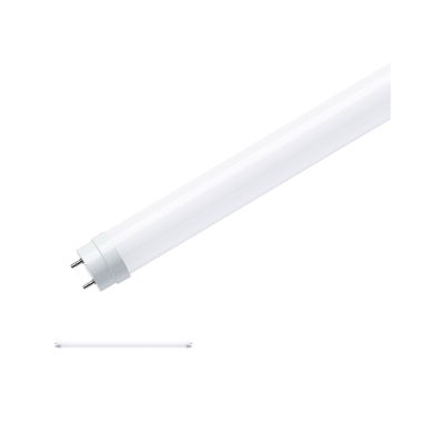 Tube LED blanc avec deux broches métalliques, tube fluorescent économique pour éclairage intérieur