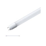 White LED tube light with two metal pins, energy-saving fluorescent tube for indoor lighting