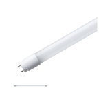 White LED tube light with two metal pins, energy-saving fluorescent tube for indoor lighting