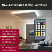 MaxLED Tunable White Controller remote in grey for LED strip lighting control