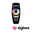 Télécommande Smart Home Zigbee 3.0 Gent Noir Télécommande noire Paulmann avec roue de couleur et logo Zigbee pour contrôle d'éclairage intelligent