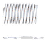 Bande LED blanche avec alimentation et câble de connexion pour solutions d'éclairage flexibles.