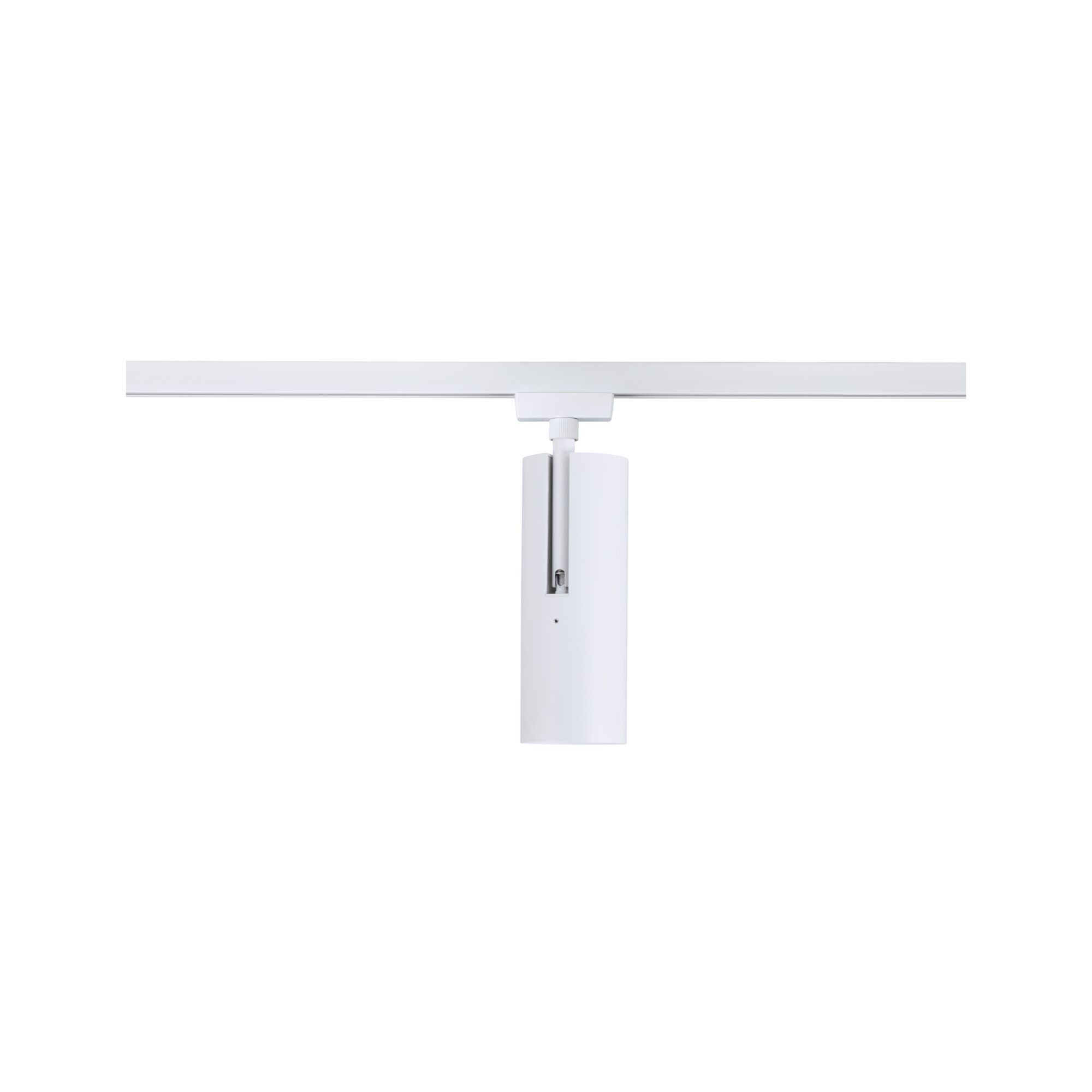 Weißer LED-Schienenstrahler aus Metall mit modernem Design für flexible Beleuchtung