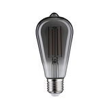Retro LED bulb with smoked glass and E27 base for energy-efficient lighting