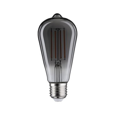 Retro LED bulb with smoked glass and E27 base for energy-efficient lighting