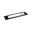 LED wallwasher Ito IP67 279x76mm 3000K 6W 200lm 230V 70° Antraciet Metaal Zwarte LED inbouwlamp met langwerpige matwitte diffuser voor moderne binnenverlichting