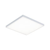 Square white LED ceiling light with energy-saving panel for modern interior lighting