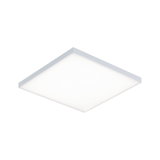 Quadratische LED-Deckenleuchte in Weiß mit energiesparender Lichtfläche für moderne Räume