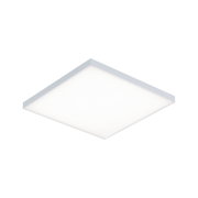 Quadratische LED-Deckenleuchte in Weiß mit energiesparender Lichtfläche für moderne Räume