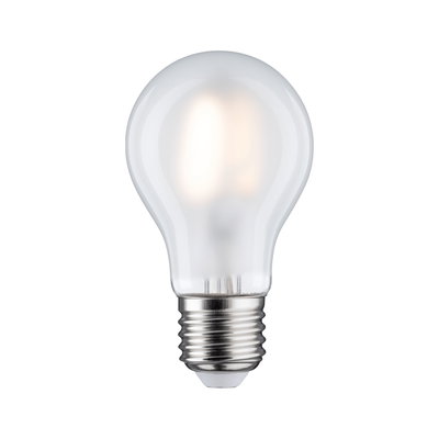 Klassische LED-Glühbirne mit mattiertem Glas und E27-Fassung für energiesparende Beleuchtung