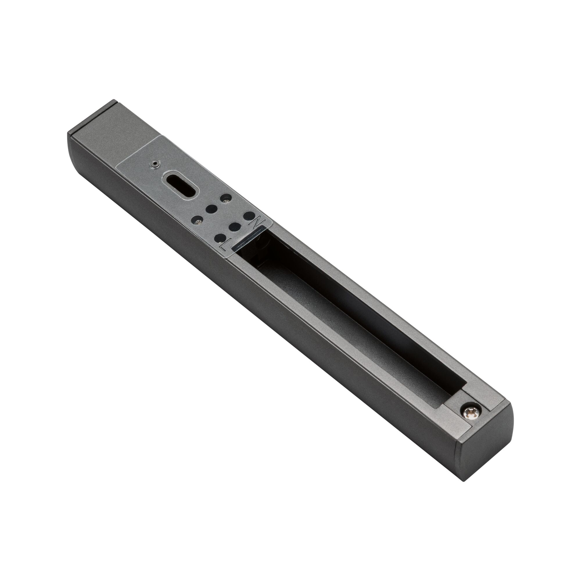 URail Power Supply End 161x18mm max. 1000W Titanium