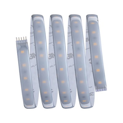 Flexible white LED strip light with 3M adhesive tape for versatile lighting solutions