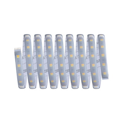 Flexible LED strip light with yellow LEDs and 3M adhesive tape for easy installation and lighting