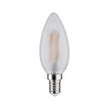 Mattierte LED-Kerzenlampe mit E14-Fassung in klarer Glasform für energiesparende Beleuchtung