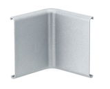 Zilverkleurige metalen hoekverbinder met matte afwerking voor LED-stripprofielen in verlichtingsinstallaties