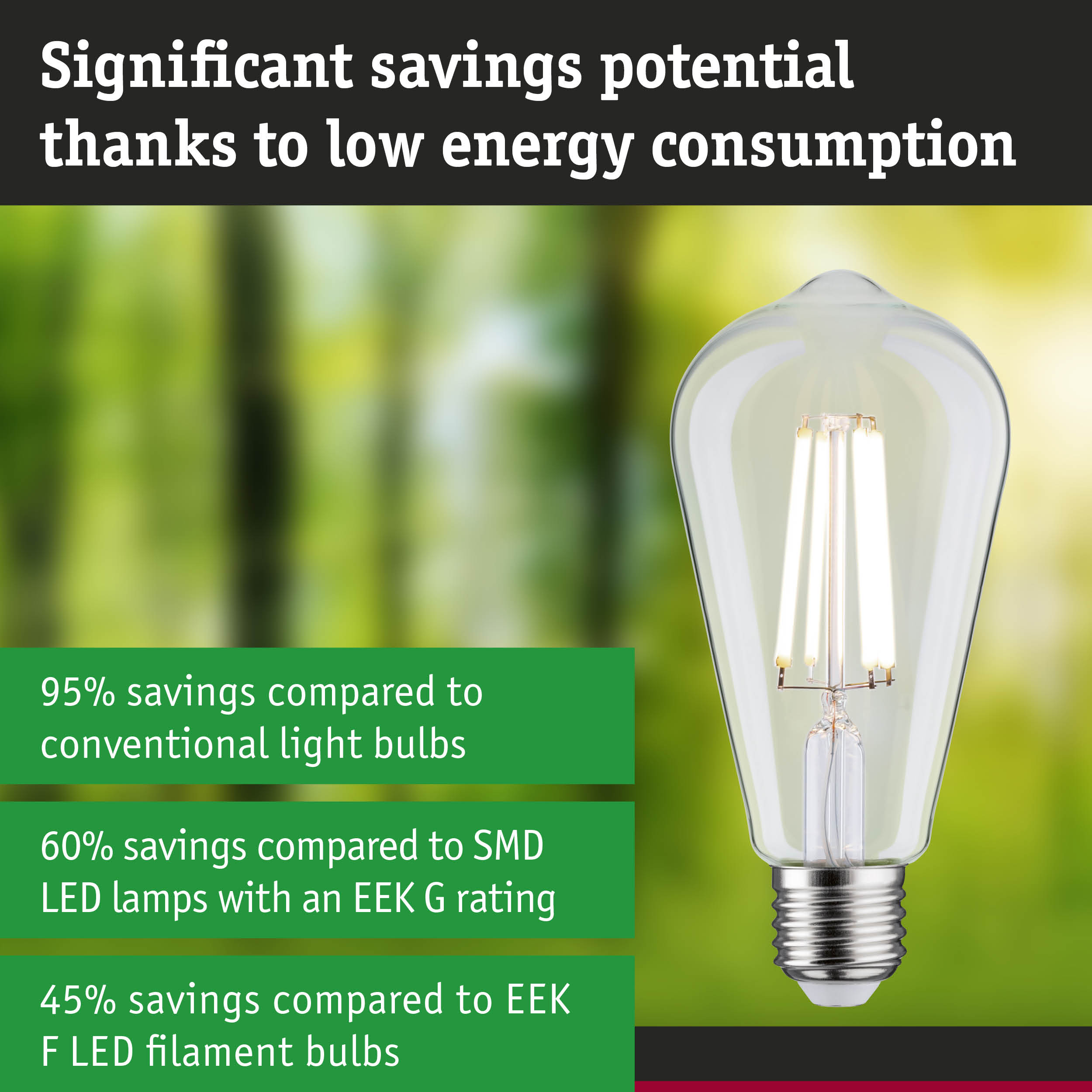 Energy-saving clear glass LED light bulb with silver base for eco-friendly lighting solutions