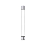 Moderner silberner LED-Pendelleuchte aus Metall mit minimalistischem Design für Wohnräume