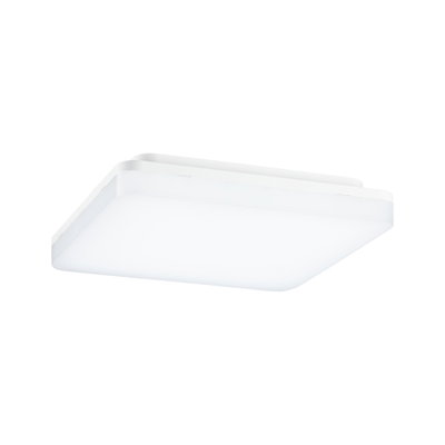 Moderne firkantet hvid plastik LED-loftslampe til energieeffektiv belysning af rum