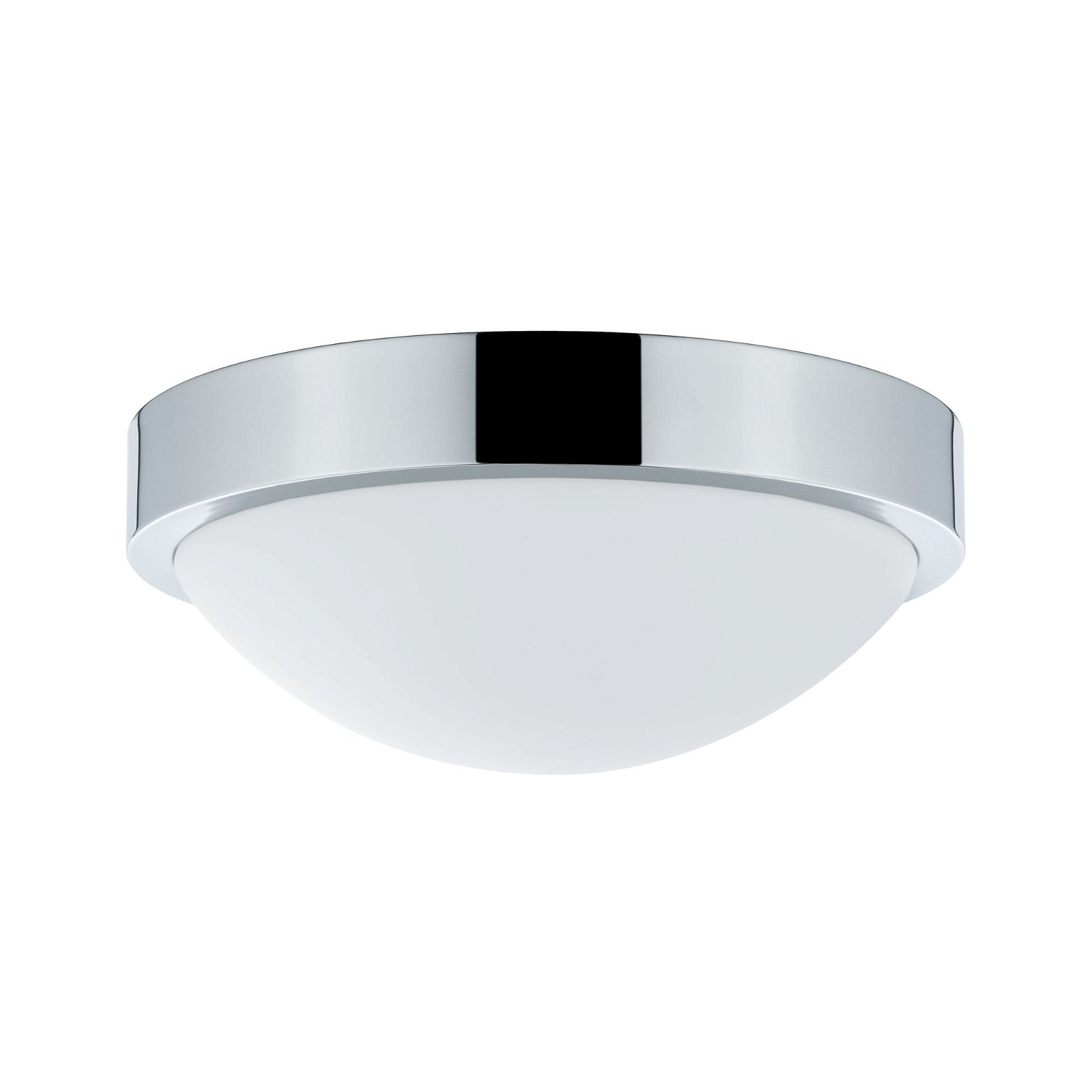 Plafondlamp Falima IP44 chroom/wit zonder lichtbron, max. 18 W E27