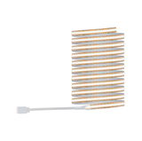 Bande LED flexible blanche avec câble de connexion pour éclairage moderne et design lumineux.