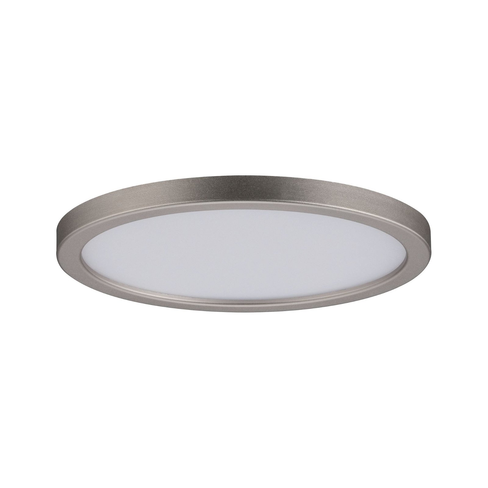 LED Recessed panel Areo IP44 round 120mm 6,5W 418lm 3000K Nickel matt dimmable