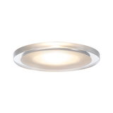 Plafonnier rond en acrylique blanc avec LED blanc chaud pour espaces de vie modernes