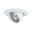 Premium Inbouwlamp rond 99mm 45° GU5,3 max. 50W 12V dimbaar Wit Witte metalen inbouwspot met verstelbare reflector voor flexibele LED-verlichting