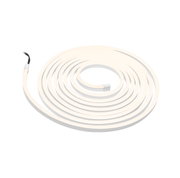 Flexibele warmwitte LED-strip met witte siliconen hoes voor moderne sfeerverlichting