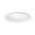 Spot encastré LED Cymbal Coin rond 77mm max. 10W gradable Blanc dépoli Panneau LED de plafond rond blanc avec cadre en plastique mat pour éclairage économique