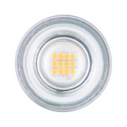 Ronde LED-lamp met helder glas en gele LED-chips voor energiezuinige verlichting