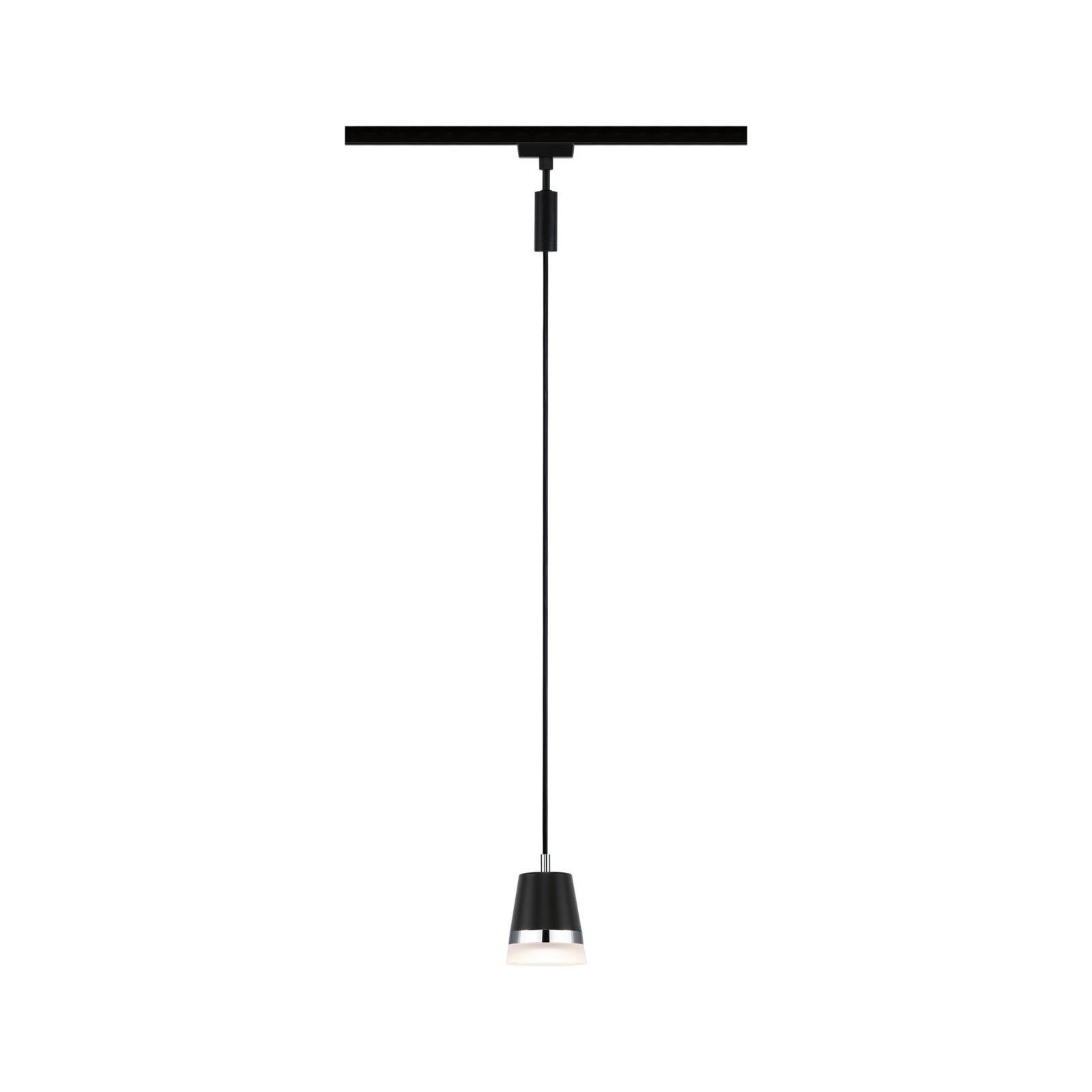 URail Pendants Cone GU10 max. 10W dimmable 230V Black matt