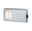 LED-kastverlichting Batterij SnapLED 53x95mm 25lm 2700K Zilver Rechthoekige zilverkleurige metalen LED-lamp met transparant paneel en zes LED’s voor binnenverlichting