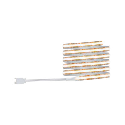 Bande LED flexible avec câble blanc et connecteur 4 broches pour accents lumineux modernes