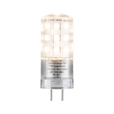 Ampoule LED transparente avec deux broches métalliques, éclairage économique pour systèmes 12V
