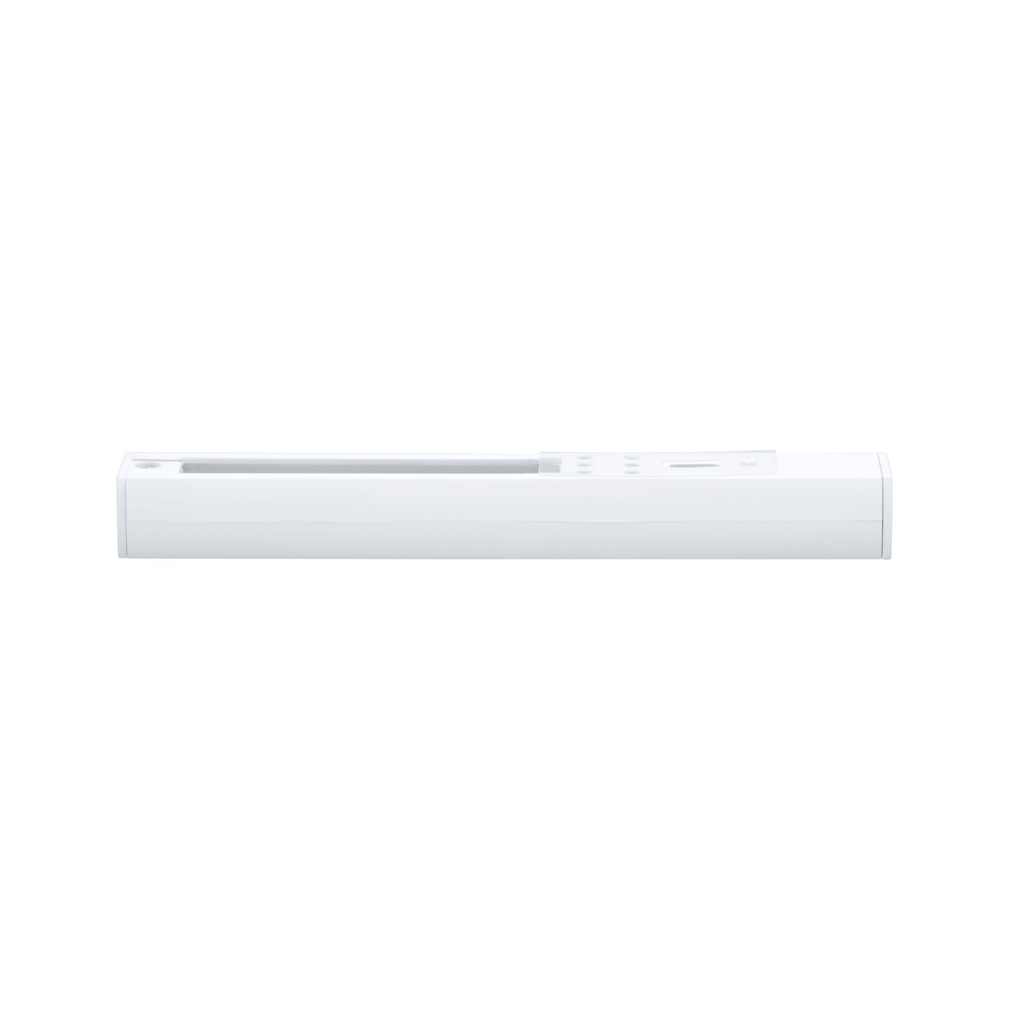 White linear LED light housing made of plastic for modern lighting solutions
