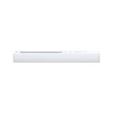 White linear LED light housing made of plastic for modern lighting solutions