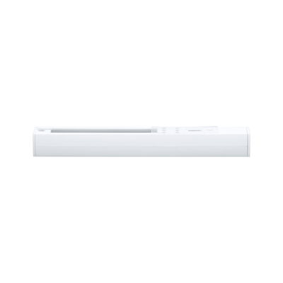 White linear LED light housing made of plastic for modern lighting solutions