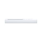 White plastic LED light profile for modern indoor lighting solutions and installations