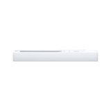White plastic LED light profile for modern indoor lighting solutions and installations