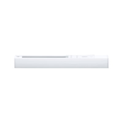White plastic LED light profile for modern indoor lighting solutions and installations