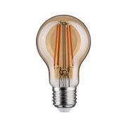 Retro LED-pære med E27-fatning og ravfarvet glas til energieffektiv belysning
