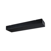 Boîtier LED rectangulaire noir en métal pour solutions d'éclairage modernes
