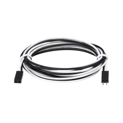 Câble de connexion noir et blanc avec deux fiches pour systèmes d'éclairage LED