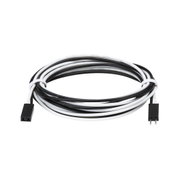 Câble de connexion noir et blanc avec deux fiches pour systèmes d'éclairage LED
